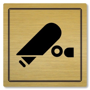 Kamera, 148x148mm, zlatá, Utah